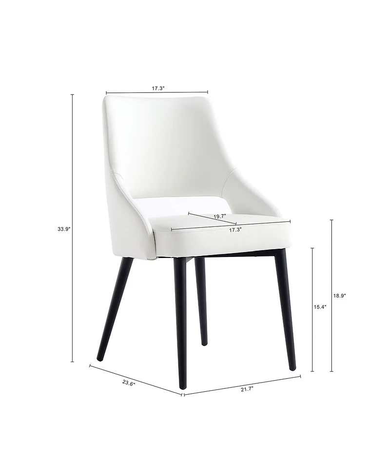 Manhattan Comfort Tremont Leatherette Upholstered Dining Chair