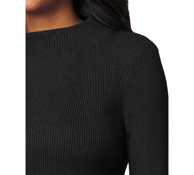 Melissa Paige Women's Mock-Neck Rib-Knit Sweater