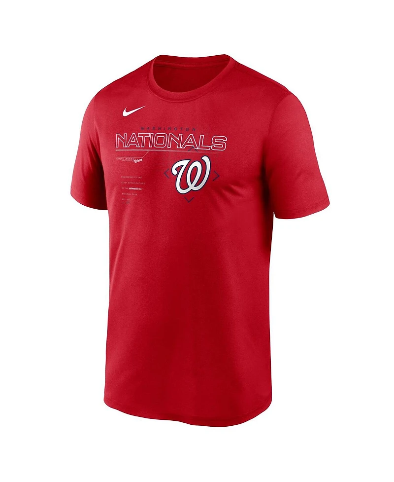 Nike Men's Red Washington Nationals Legend Game Plan T-Shirt