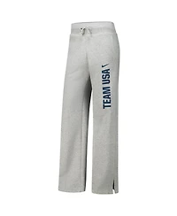 Nike Women's Gray Team Usa Phoenix Casual Fleece Pants