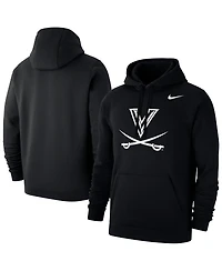 Nike Men's Black Virginia Cavaliers Primary Club Fleece Pullover Hoodie