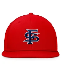 Top of the World Men's Red Fresno State Bulldogs Fundamental Snapback Hat