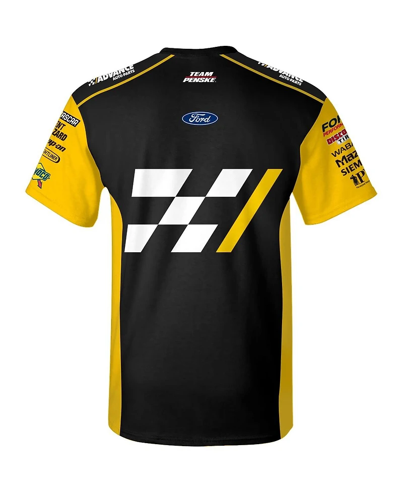 Team Penske Men's White Ryan Blaney Advanced Auto Parts Uniform T-Shirt