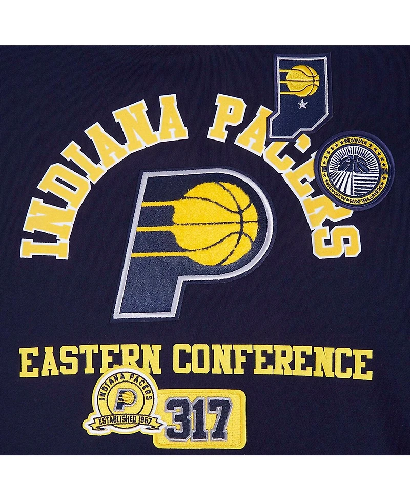 Pro Standard Men's Navy Indiana Pacers Area Code Pullover Hoodie