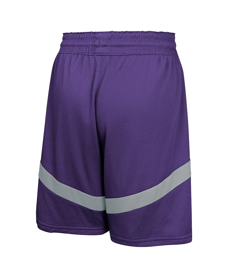 Nike Big Boys and Girls Purple Phoenix Suns Practice Mesh Shorts