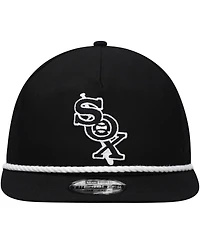 New Era Men's Black Chicago White Sox Golfer Snapback Hat