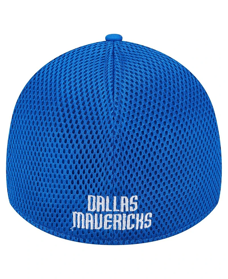New Era Men's Blue Dallas Mavericks Subtle Camo 39THIRTY Flex Hat