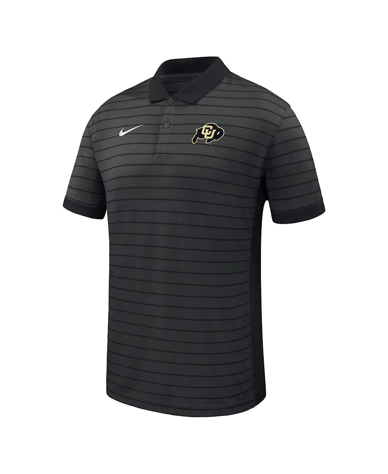 Nike Men's Colorado Buffaloes 2025 Early Season Coaches Sideline Victory Stripe Performance Polo Shirt