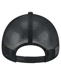 New Era Men's Black Seattle Mariners 9FORTY A-Frame Trucker Adjustable Hat