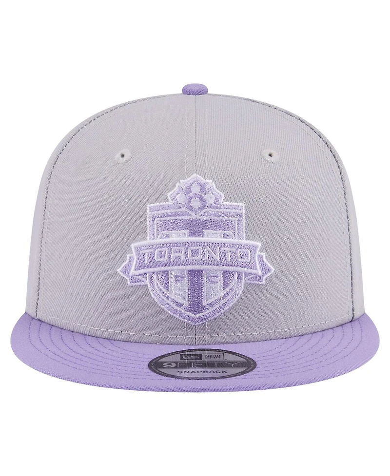 New Era Men's Gray Toronto Fc Color Pack Two-Tone 9FIFTY Snapback Hat