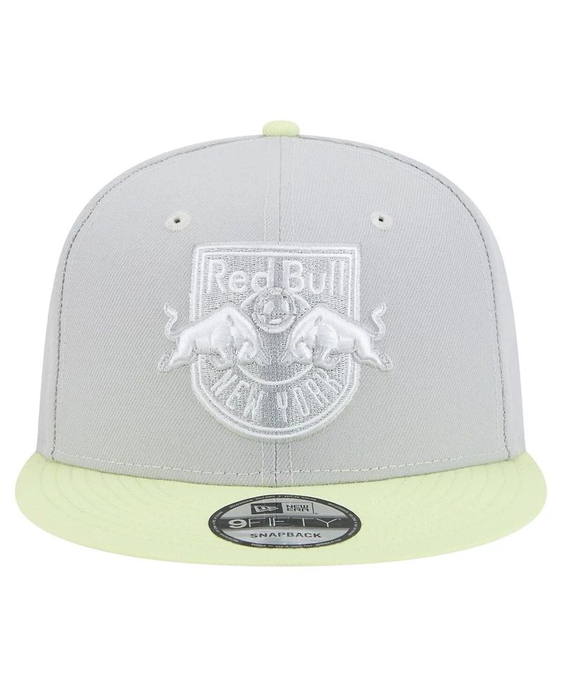 New Era Men's Gray New York Red Bulls Color Pack Two-Tone 9FIFTY Snapback Hat