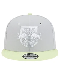 New Era Men's Gray New York Red Bulls Color Pack Two-Tone 9FIFTY Snapback Hat