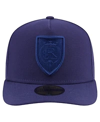 New Era Men's Navy Real Salt Lake Color Pack A-Frame 59FIFTY Fitted Hat