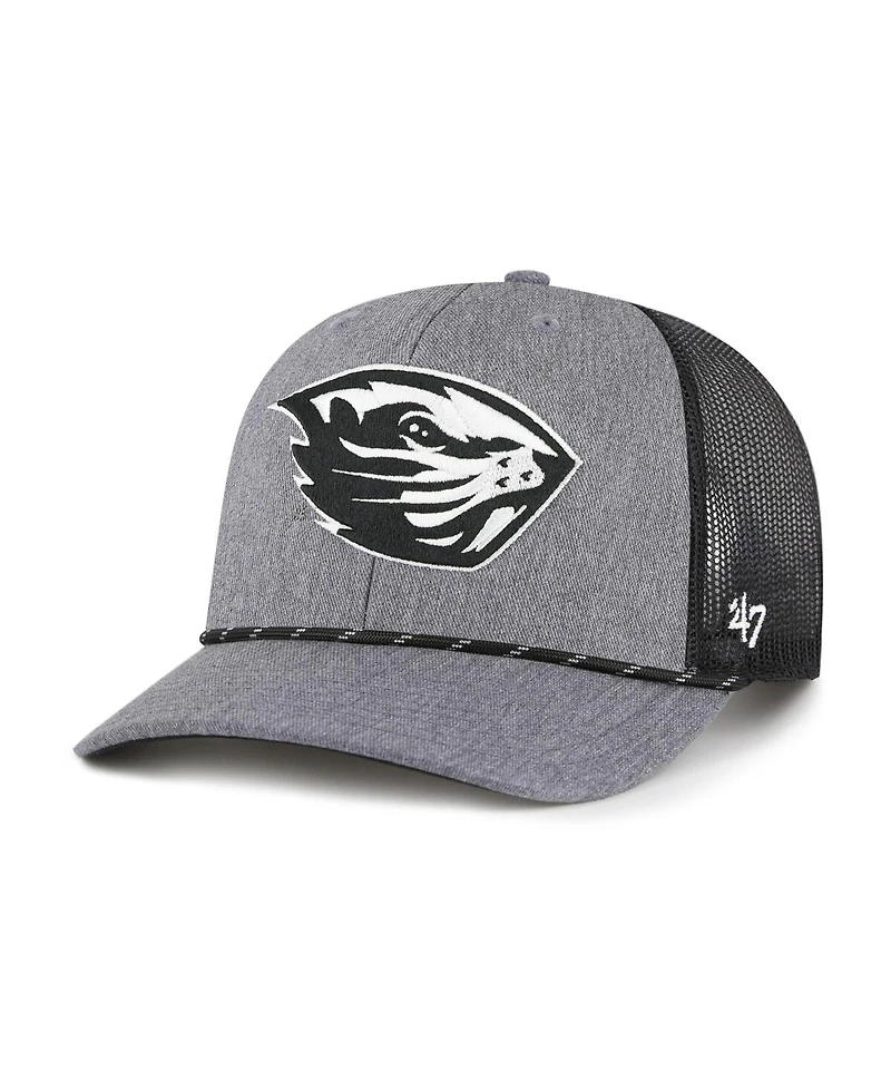 '47 Brand Men's Gray Oregon State Beavers Carbon Rope Adjustable Hat