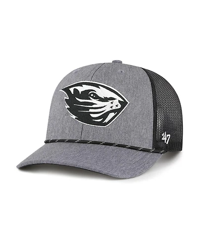 '47 Brand Men's Gray Oregon State Beavers Carbon Rope Adjustable Hat