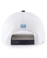 '47 Brand Men's White Miami Dolphins Patriotic Overhand Hitch Adjustable Hat