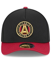 New Era Men's Black/Red Atlanta United Fc 2025 Jersey Hook 9FORTY M-Crown Adjustable Hat
