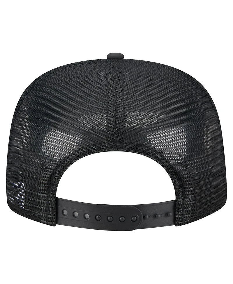 New Era Men's Black Athletics Gummy Golfer Trucker Adjustable Hat