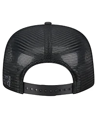 New Era Men's Black Athletics Gummy Golfer Trucker Adjustable Hat