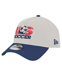 New Era Men's Khaki Usmnt 1993 Retro Foam 9FORTY Adjustable Hat