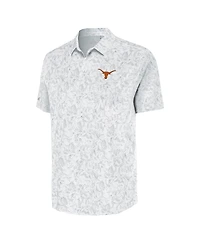 Antigua Men's White Texas Longhorns Lush Button-Up Shirt