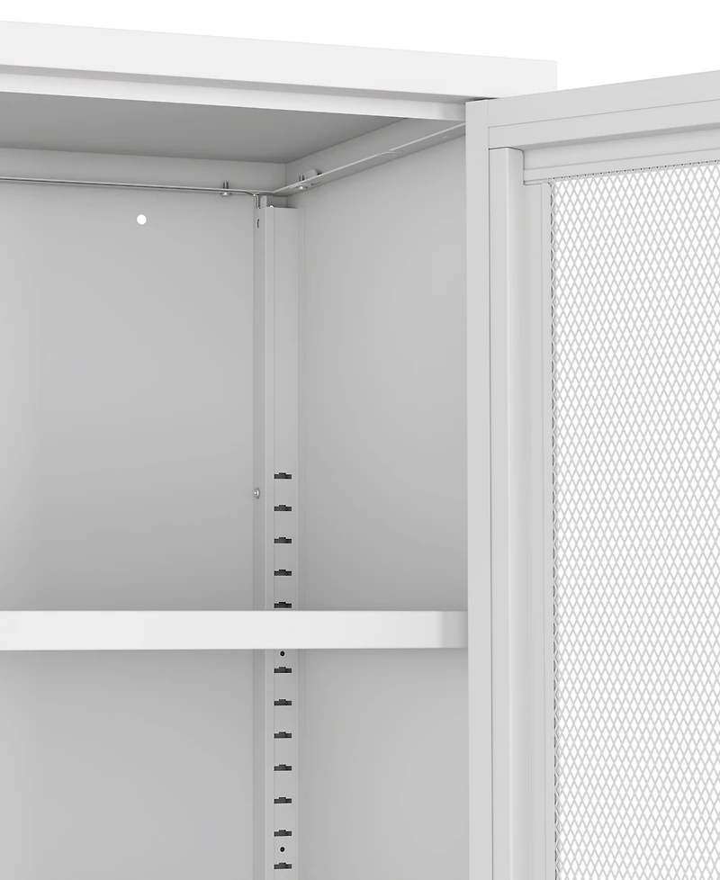 Manhattan Comfort Amelia 31.5" Modern 3-Shelf Accent Cabinet