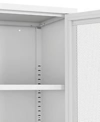 Manhattan Comfort Amelia 31.5" Modern 3-Shelf Accent Cabinet