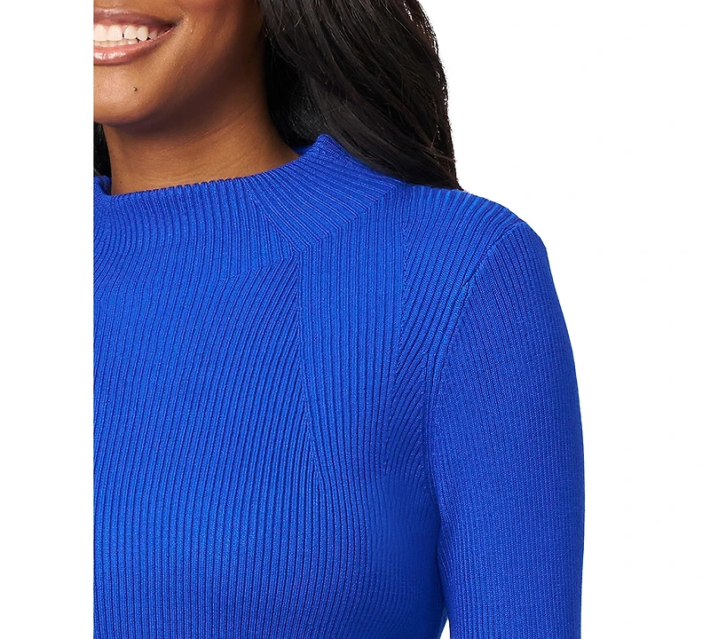 Melissa Paige Women's Mock-Neck Rib-Knit Sweater