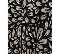 B&A By Betsy and Adam Plus Metallic Printed Long A-Line Dress