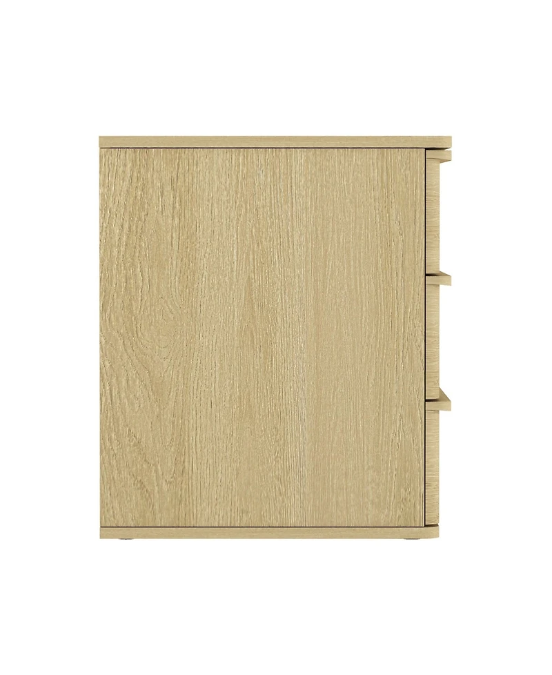 Manhattan Comfort Molly 26" Modern 3-Drawer Nightstand