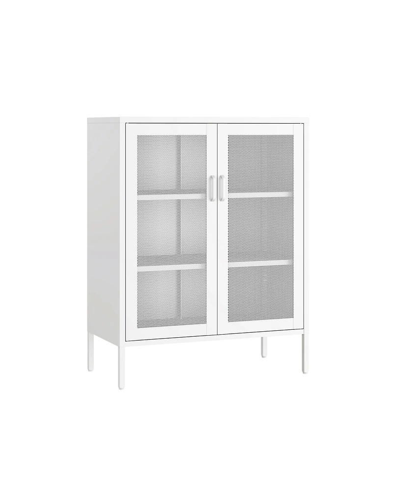 Manhattan Comfort Amelia 31.5" Modern 3-Shelf Accent Cabinet
