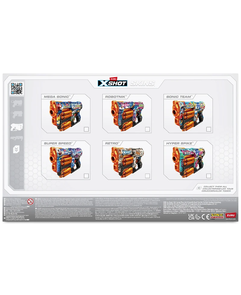 X-Shot Skins Sonic Hyper Spike Dread Dart Blaster