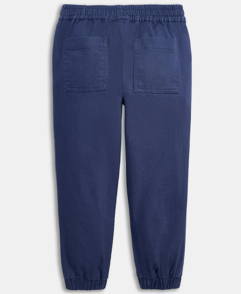 Epic Threads Toddler Boys Drawstring Twill Jogger Pants, Created for Macy's