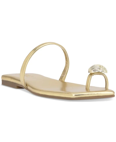 I.n.c. International Concepts Women's Yitta Embellished Flat Sandals, Exclusively at Macy's
