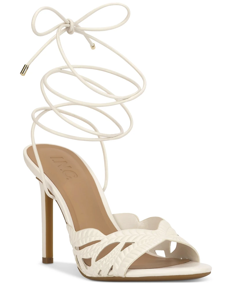 I.n.c. International Concepts Women's Hassana Strappy Lace-Up Dress Sandals, Exclusively at Macy's
