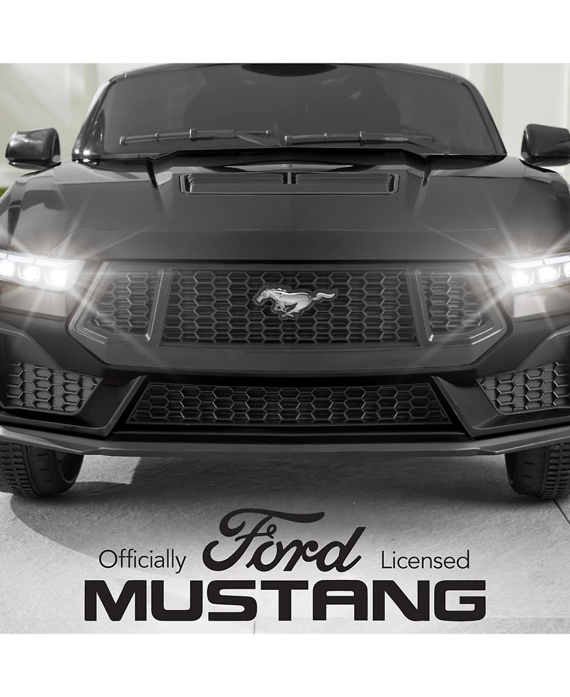 Best Choice Products Kids 12V Electric Ride-On Car Officially Licensed Ford Mustang w/ Remote, Led Lights