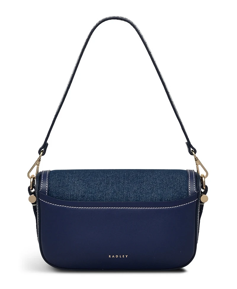 Radley London Bathurst Mews Denim Flap Over Crossbody Bag