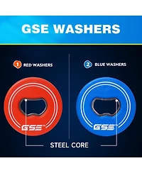 Set of 8 Replacement Washers with Bottle Opener for Washer Toss Pitching Lawn Game