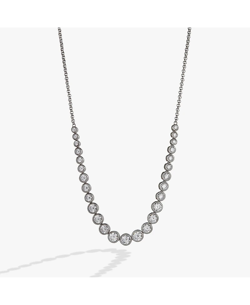 Alex and Ani Crystal Tennis Necklace