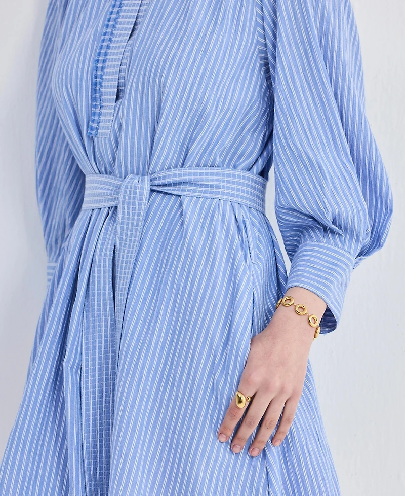 Reistor Women's Oversized Tunic Dress with Optional Belt