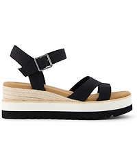 Toms Women's Louisa Open Toe Wedge Sandals