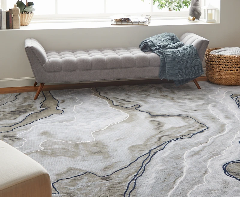 Feizy Gaspar 39KUF 5'2"x7'2" Area Rug