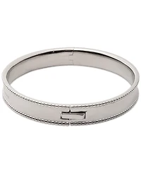Lauren Ralph Lauren Sterling Silver Logo Script Bangle Bracelet