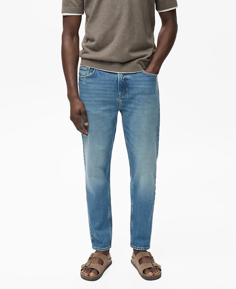 Mango Men's Ben Tapered Fit Jeans