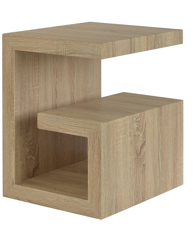 Gallerie Decor 18" Manufactured Wood Symmetry End Table