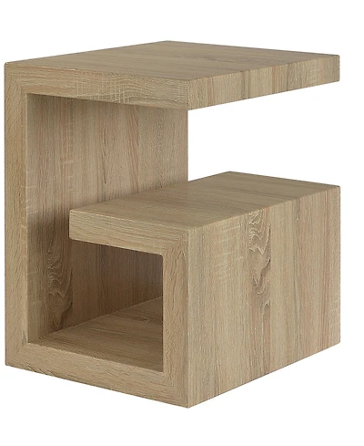 Gallerie Decor 18" Manufactured Wood Symmetry End Table