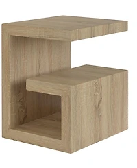 Gallerie Decor 18" Manufactured Wood Symmetry End Table