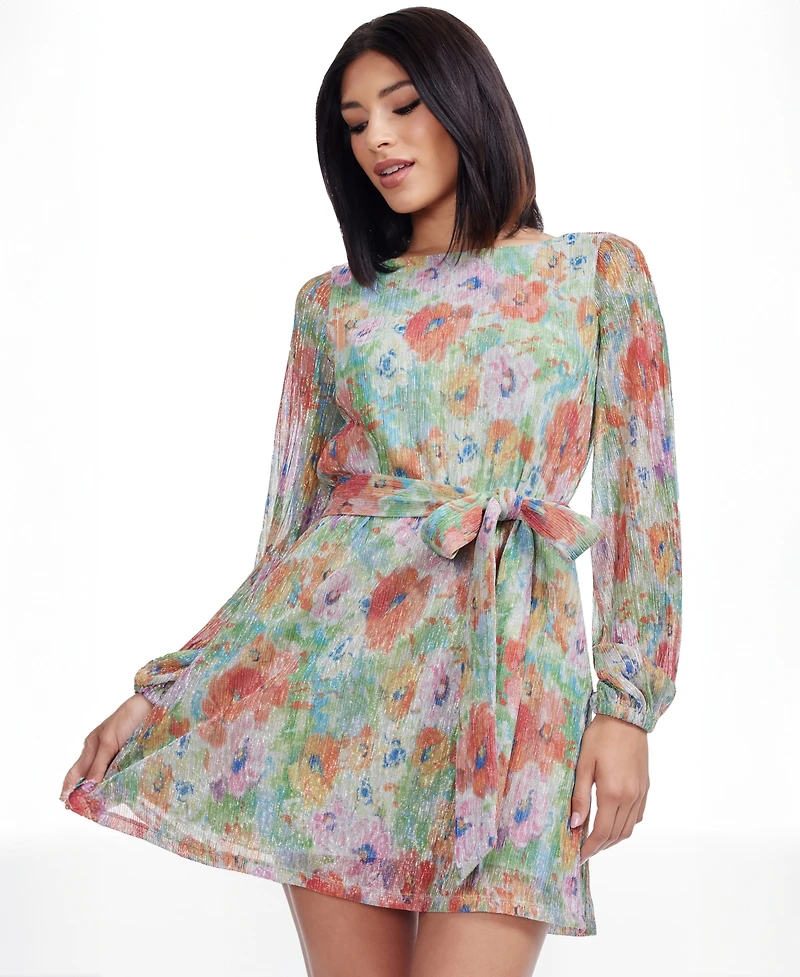 Dress the Population Women's Kirsi Printed Mini Dress