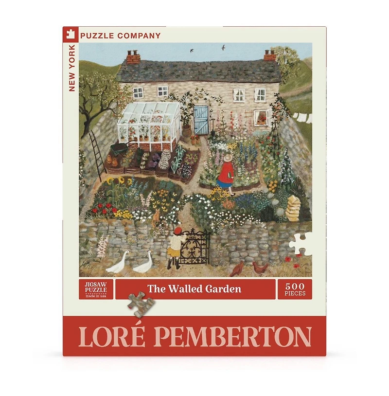 New York Puzzle Company The Walled Garden 500 Piece Puzzle