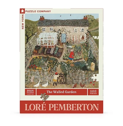 New York Puzzle Company The Walled Garden 500 Piece Puzzle
